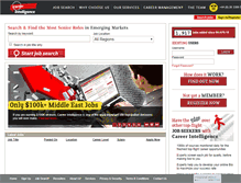 Tablet Screenshot of careerintelligence.com